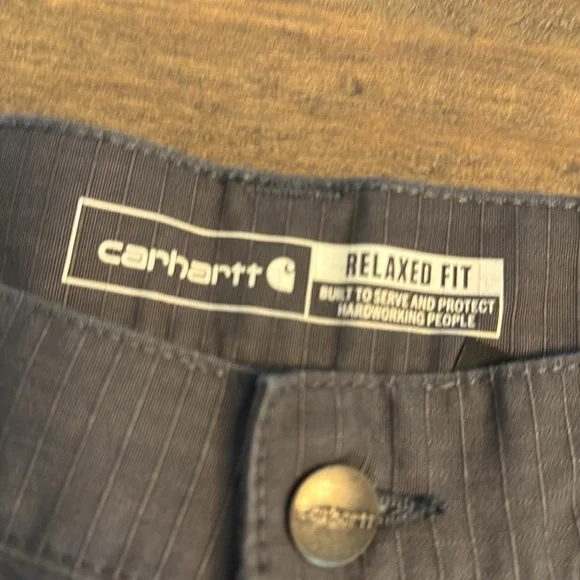 Carhartt Force Relaxed Fit Ripstop Shorts Gray 33 - Picture 5 of 8